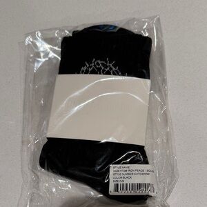 Cozy Black Kids Socks